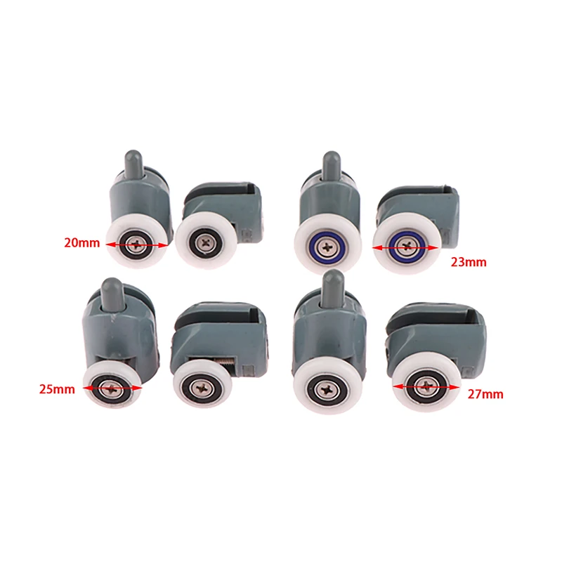 1Pc 20mm/23mm/25mm/27mm Shower Rooms Cabins Pulley / Shower Room Roller /Runners/Wheels/Pulleys Diameter