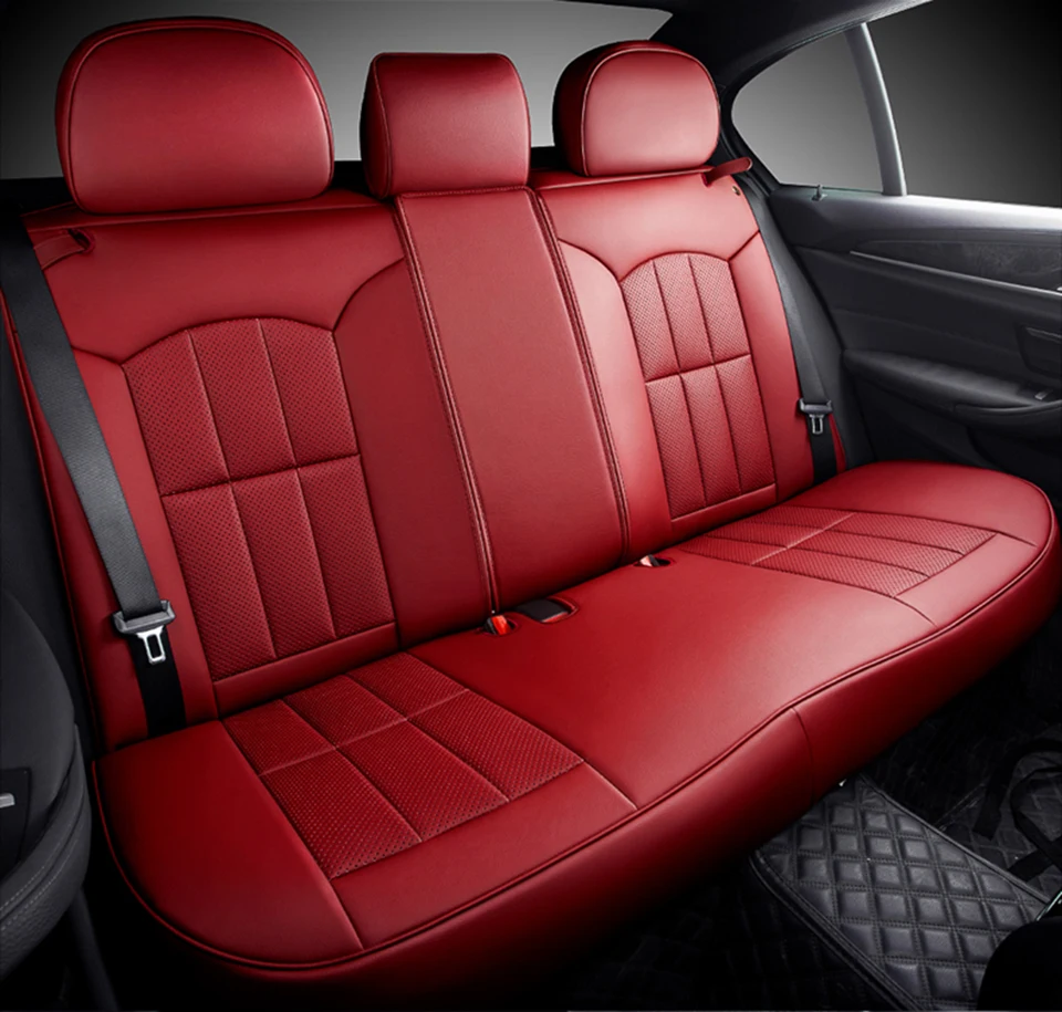 thumbnail image 1 of Juego completo de fundas de cuero de lujo para asientos de coche para mujer Audi Q2 2018-2020, accesorios interiores personalizados a prueba de agua, 1 of 5