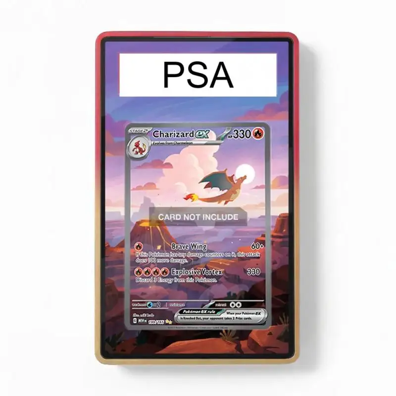 Charizard ex Extended Art Display Case: Premium Acrylic Stand