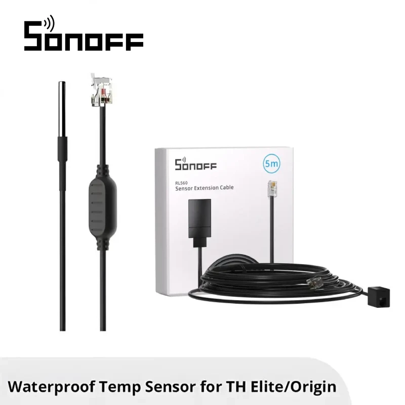 SONOFF WTS01 RJ9 4P4C Wifi Temperature Sensor Waterproof