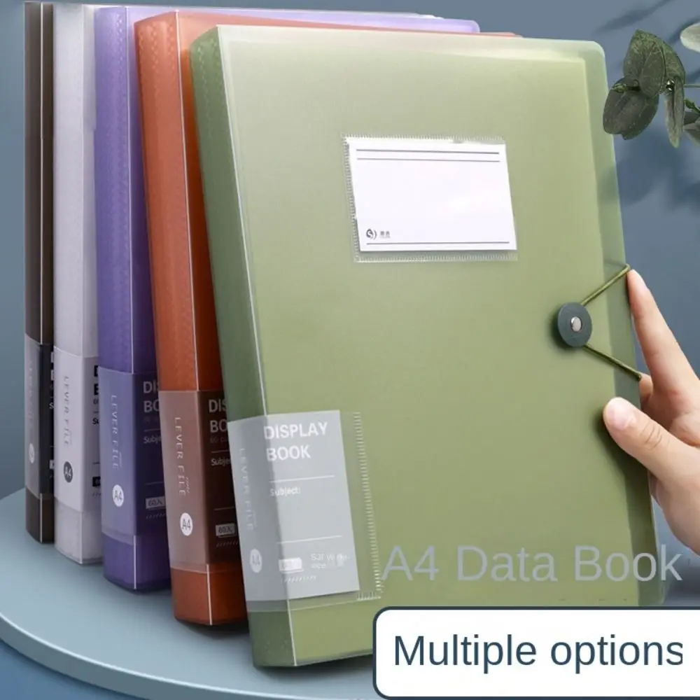 

A4 Clip File Folder Loose Leaf Binder Storage Organizer School Office Supply