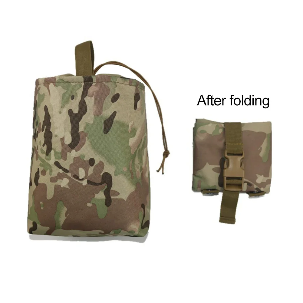 Molle Folding Tactical Magazine Dump Drop Pouch Hunting EDC Bag Foldable Utility Recovery 4