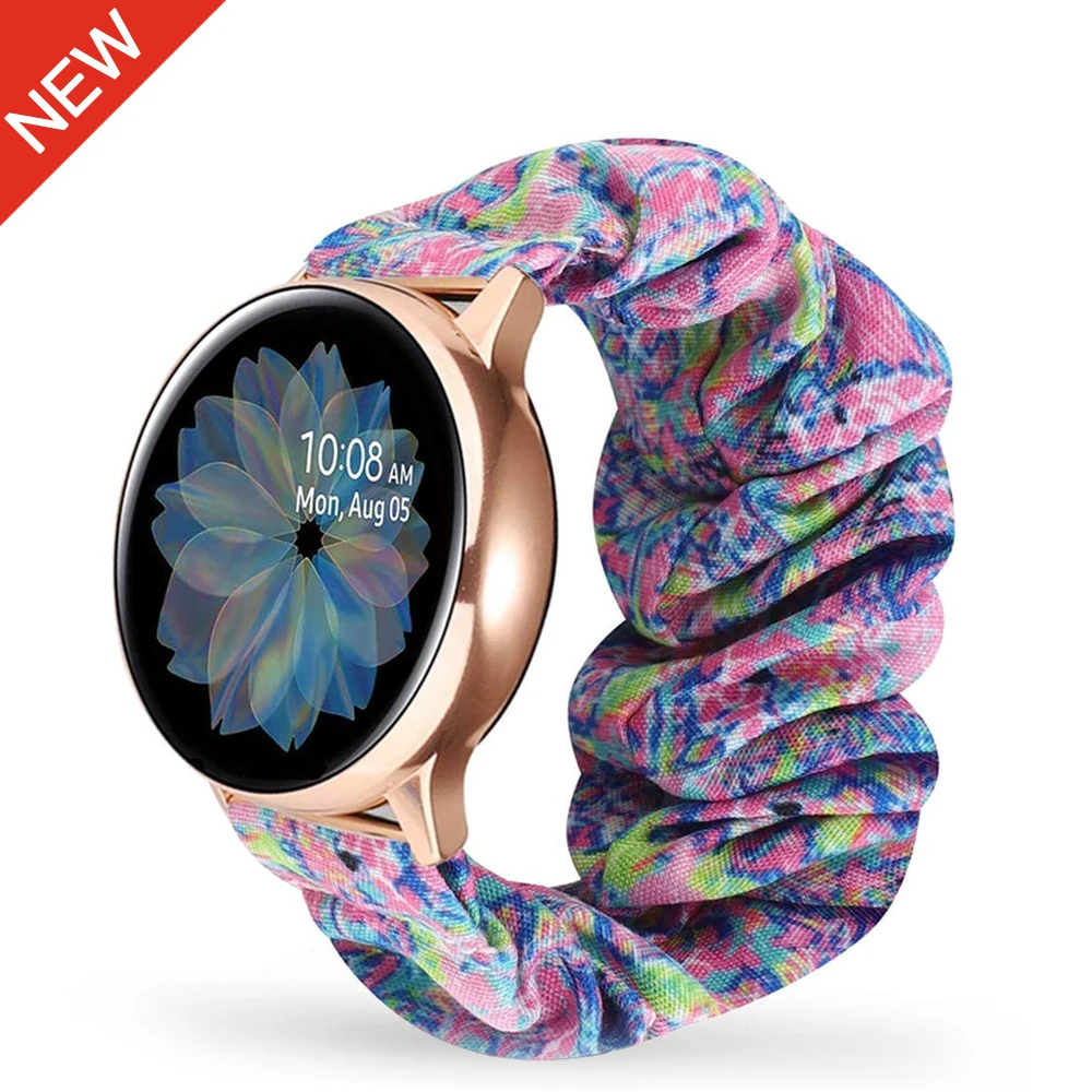 Universal 20mm Nylon Solo Loop Elastic Strap - Versatile Fabric Bracelet Belt