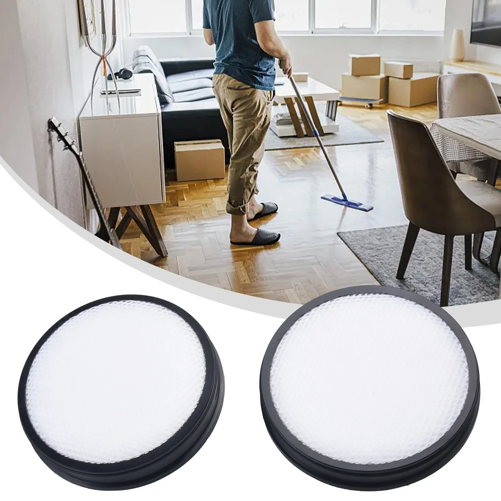 2/4 pezzi filtro per aspirapolvere senza fili I5 con filo V70 tappetini di ricambio accessori di ricambio per la pulizia della casa  6