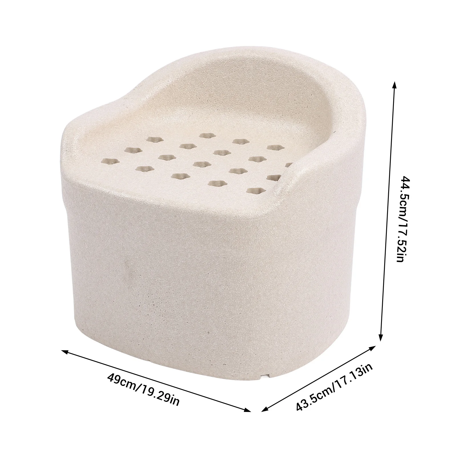 EPP Bath Chair Shower Chair Non Slip Shower Bench Strong Load Bearing Bathroom Chair for Pregnant Women Elderly Children 6