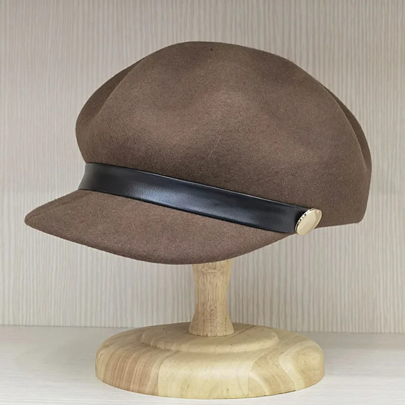 Women Beret Newsboy Hat French Wool Cap Classic Autumn Winter Hats