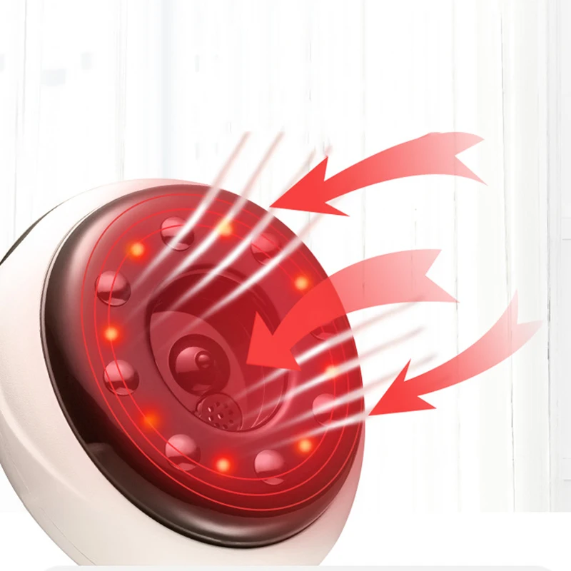 Multi-Functional Body Scraping Massage Smart Electric Vacuum Cupping Heating Suction Cup Device Back Neck Arm Massger 6