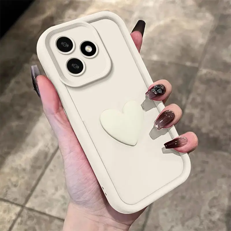 3D Love Heart Shockproof Phone Case - Stylish and Durable Protection