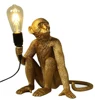 Resin Monkey Table Lamp Sitting Monkey Light Indoor Table Light Fixture Decor 5