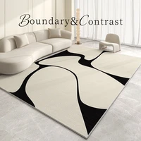 Light Luxury Living Room Decoration Plush Rug Cream Style Rugs for Bedroom Home Fluffy Soft Mat Cloakroom Large Area Carpet 1