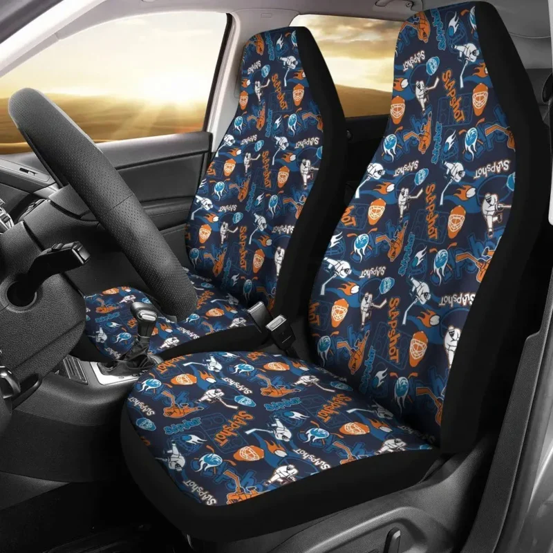 

Pattern Print Hockey Cover Seat Covers Set 2 Pc, Accessories Car Mats