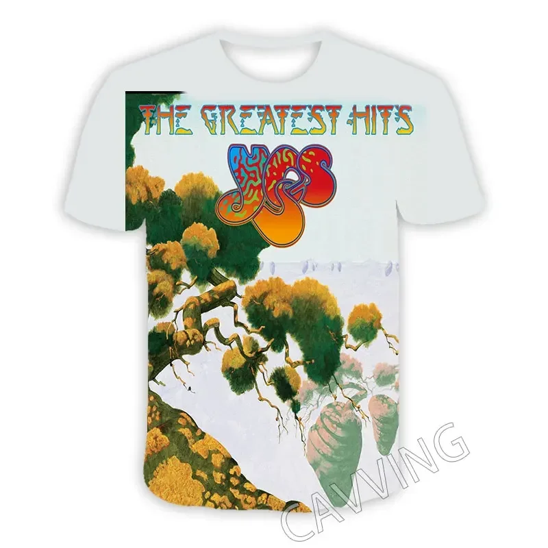 Famous YES Band 3D-Druck Sport Schnelltrocknendes, atmungsaktives Herren-T-Shirt Street Rock Hip-Hop Classic Fan Kurzarm-Cothing Sommer-Top – Detail 15