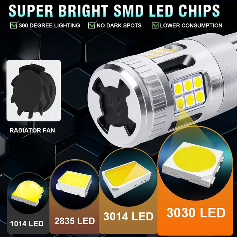ڵ ȣ  LED ĵ  , 2x T20 7443 LED W21W WY21W W21/5W LED T25 3157,   DRL  