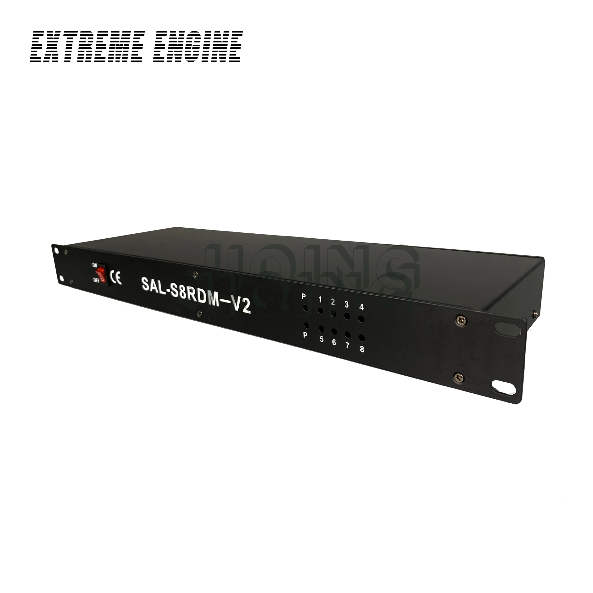Fast shipping Best quality 8CH DMX Splitter DMX512 Light Stage Lights Signal Amplifier Splitter 8 way DMX Distributor
