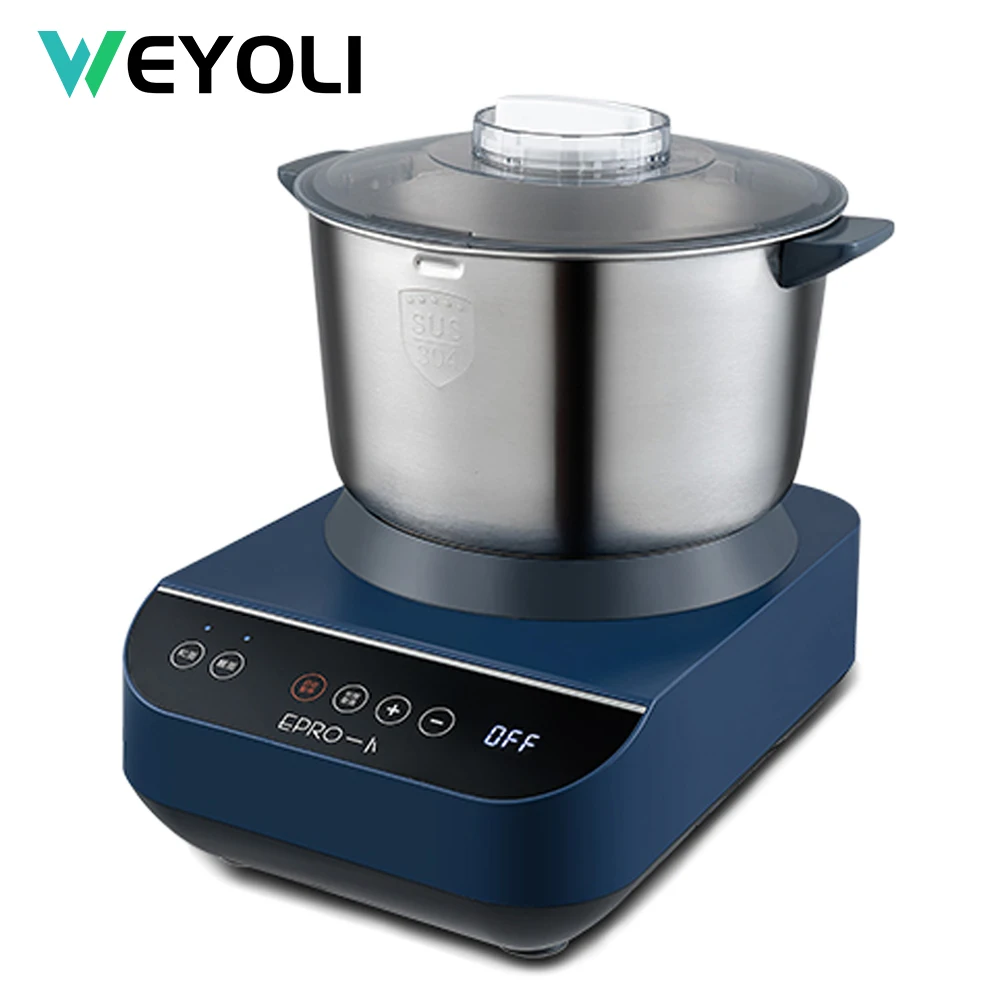 WEYOLI 5.5L/7L Dough Mixer 220V Household Dough Mixer Machine Automatic