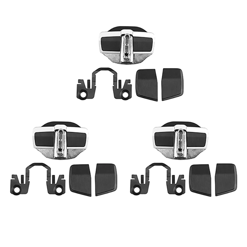 

3X Car TRD Door Lock Buckle Upgraded Stabilizer Protector Latches Stopper For Lexus Toyota Eliminate Noise Space Lock