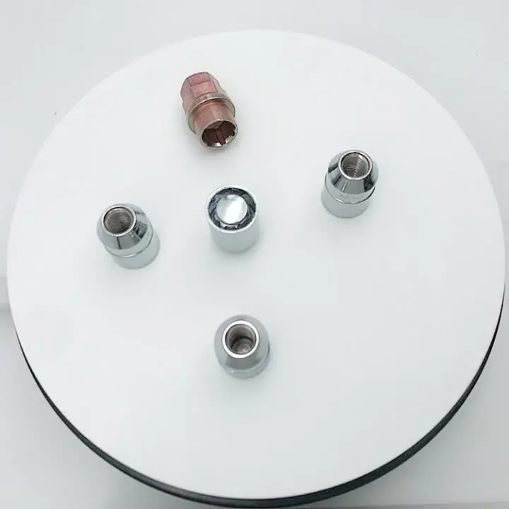 runhuabaihuo VOLK Neo Chrome Concealed Heptagon Formula Steel Wheels
