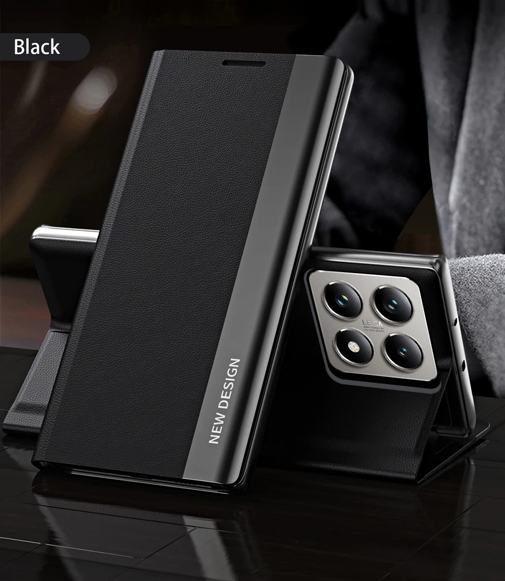 Luxury Leather Flip Phone Case - Elegant Design and Premium Protection
