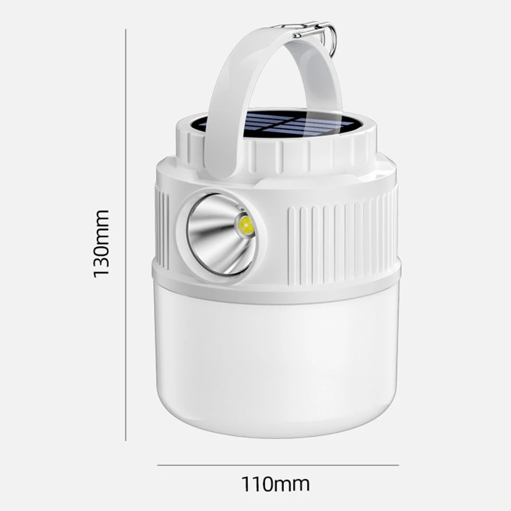 Portable ABS PC Handheld Flashlight Camping Lamp for Hiking