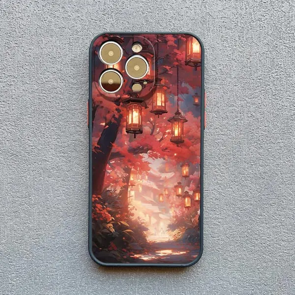 Machen Sie Wunsch Licht leuchten leuchtende Rückseite Handy hülle für iPhone 15 11 12 13 14 Pro Max Mini 14 7 8 plus se2 x xs xr stoß feste Abdeckung – Detail 12