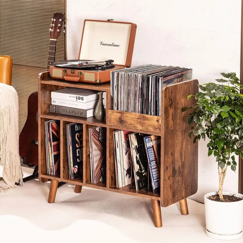 Mid-Century Record Cabinet 4