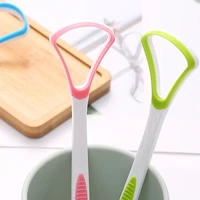 Tongue Scraper,Tongue Cleaner Helps Fight Bad Breath Healthy Oral Hygiene Brush 3