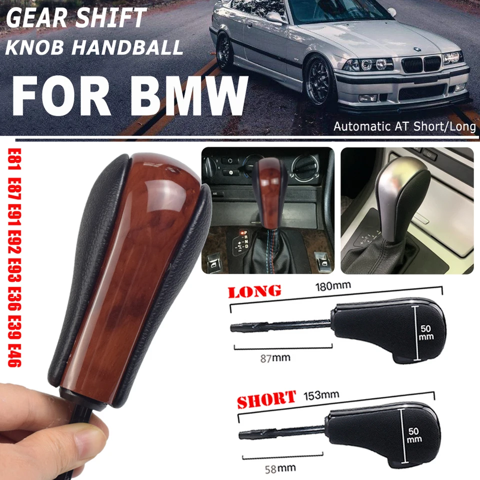Pomello del cambio automatico per BMW E81 E82 E87 E90 E92 E93 maniglie del cambio con testa a leva  34