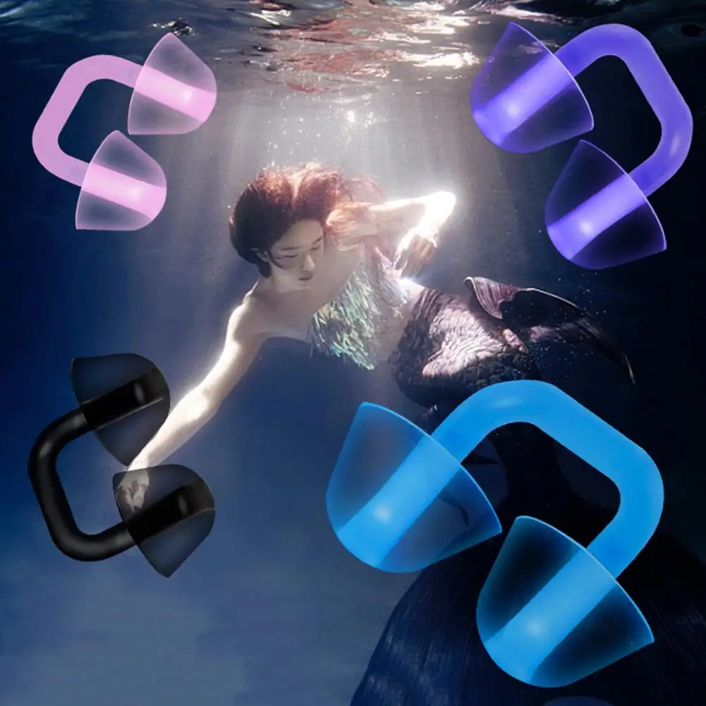 Swimming Nose Plugs Comfortable Silicone Nose Protector Reusable Waterproof Swim Nose Clip Professional Swimming Diving Surfing 4