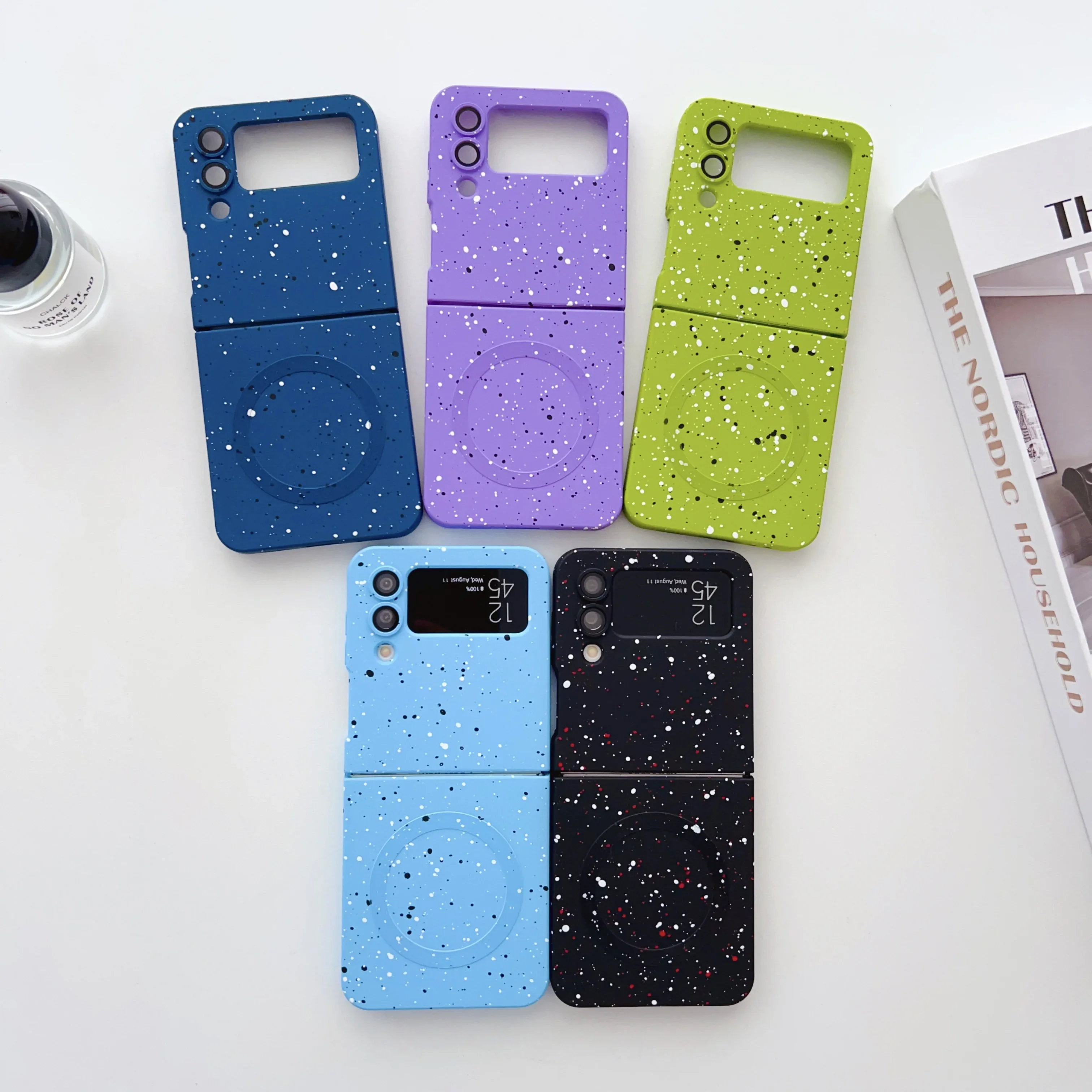 Fashion Ink Metallic Magnetic Wireless Charging Case with MagSafe Compatibility