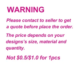 Personalized Waterproof Holographic Die-Cut Vinyl Stickers with Logo and Text (Contact Us First)