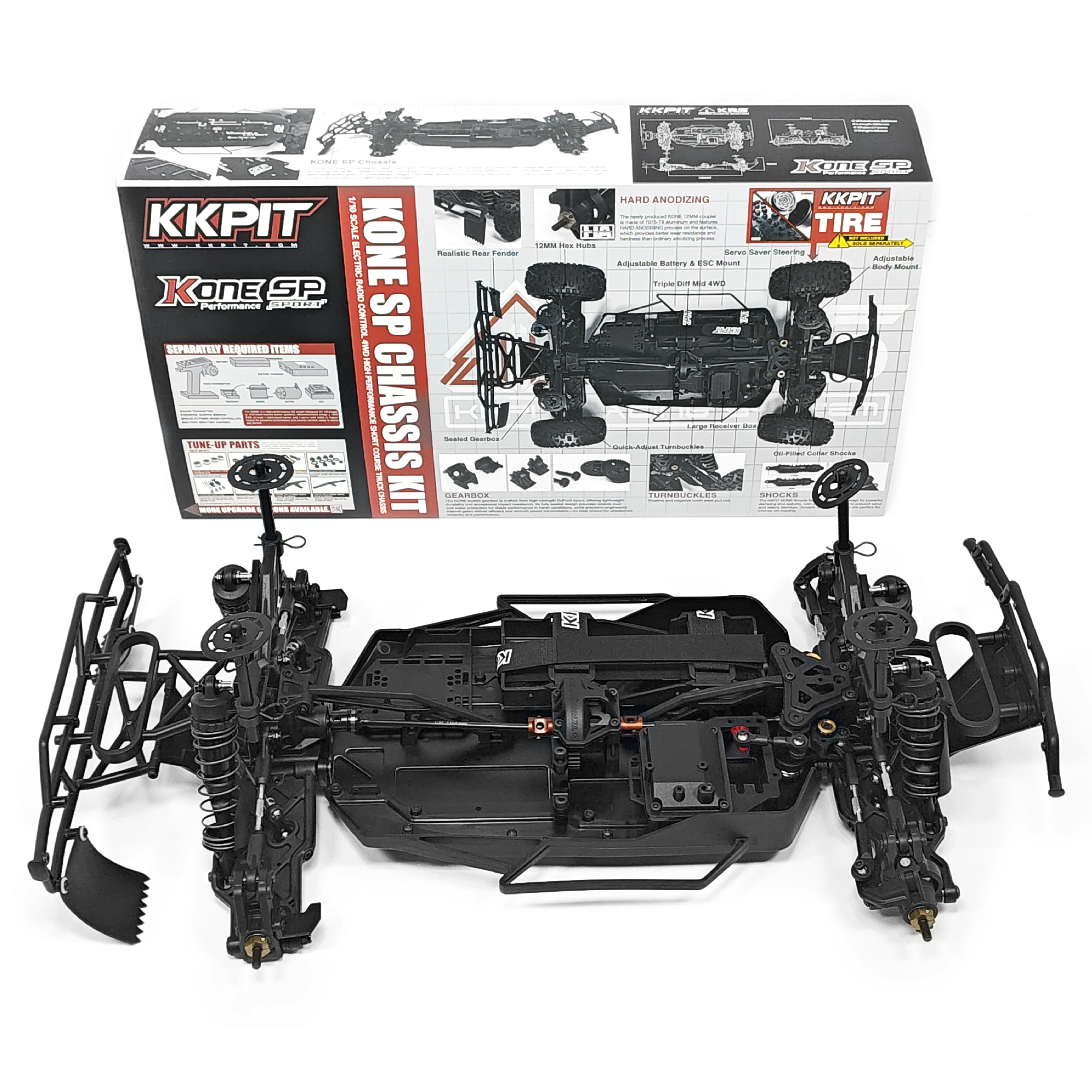 KKPIT 1/10 KONE SP KIT Electric RC Short Course Truck 330mm