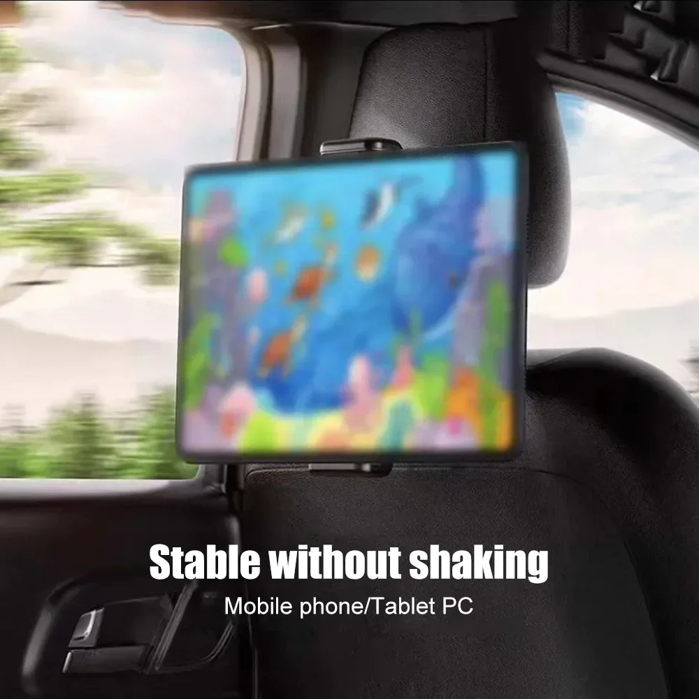 Telescopic Car Phone Holder For Rear Row Tablet Holder Anti Shake Tablet Mount Universal Auto Phone Stand For 4 12 9 Inch Ipad, Alina Gadgets