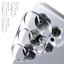 Premium Tempered Glass Camera Lens Back Cover Protector - 3 Pack - Galaxy S23 Ultra (Clear)