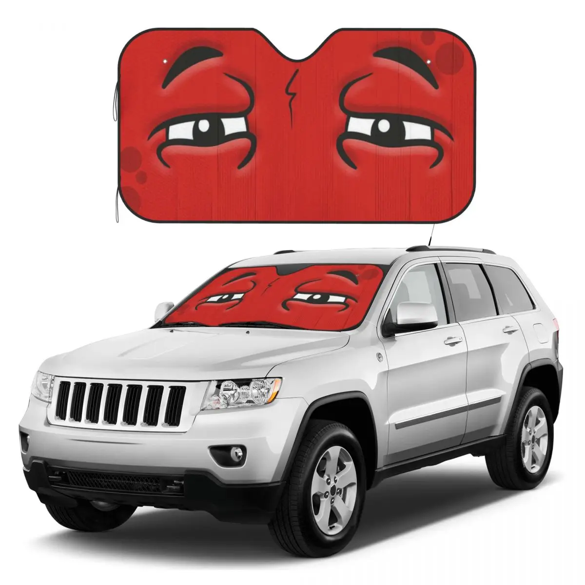 

Protector Evil Eyes Car Windshield Sunshade Aluminum foil anti ultraviolet sun visor for automobile windshield