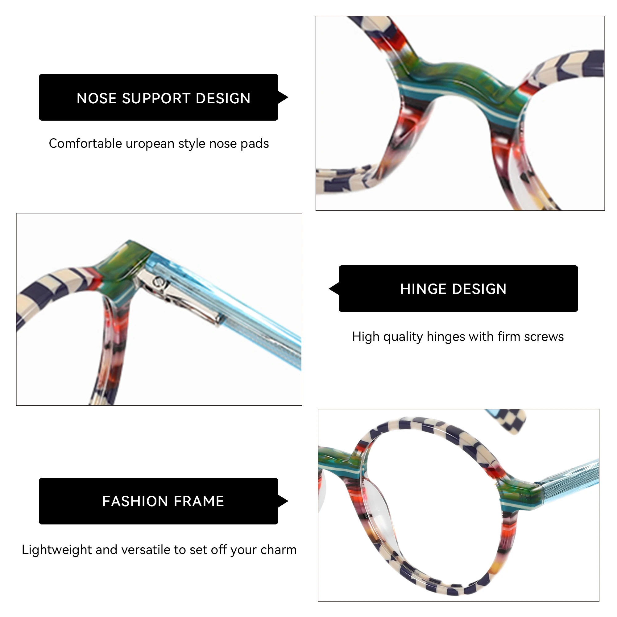 acetate glasses italian prescription eyeglasses