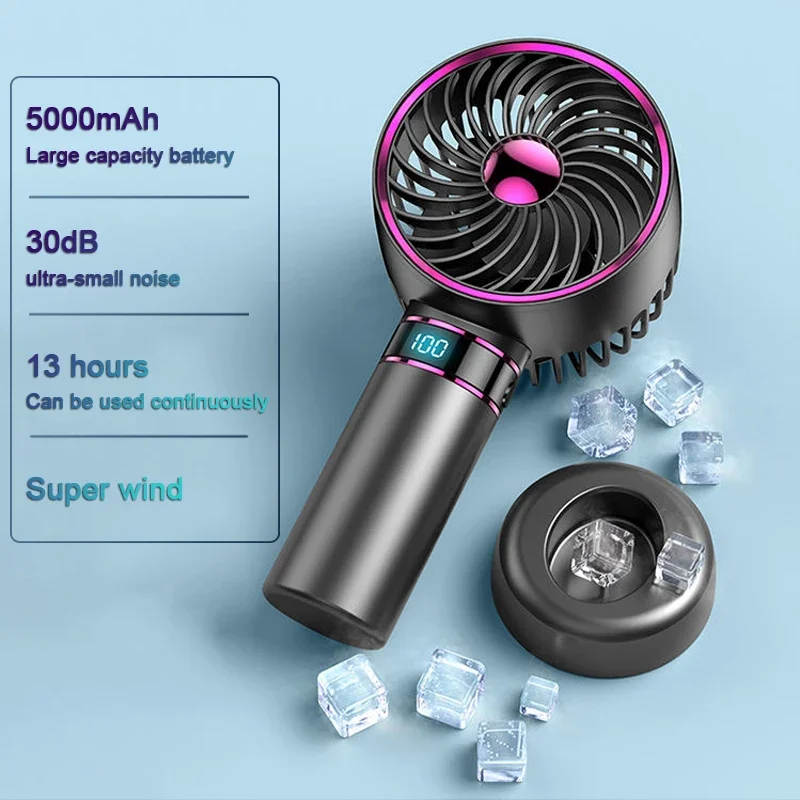 

Портативный мини-вентилятор с дисплеем данных, 2023 мАч
