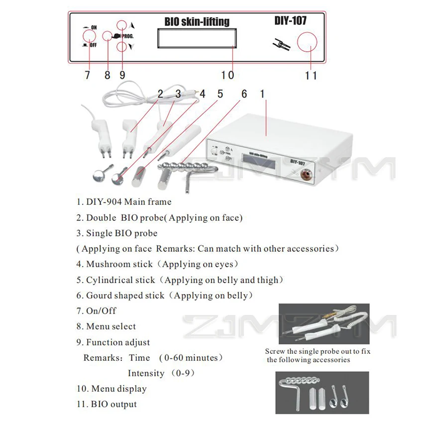 BIO Skin Care Machine Micro Electricity Stimulation Face Body Leg Belly Massage Device Facial Lifting Tighten Wrinkle Removal