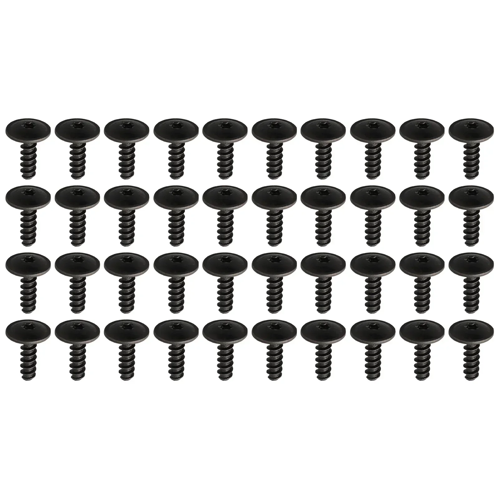 40x Car Fender Liner Screw Splash Guard Screws Interior Metal Fastener Clips For T25 Torx Drive For Golf N90775001