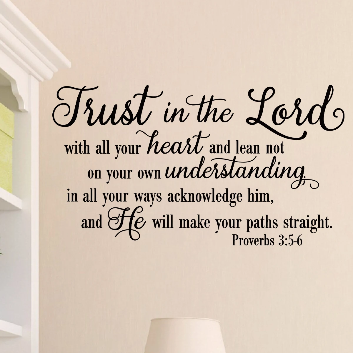 Trust In Lord Wall Decal 2