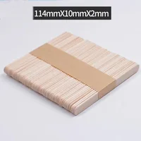 50/100PCS Woman Wooden Body Hair Removal Sticks Wax Waxing Disposable Sticks Beauty Toiletry Kits Wood Tongue Depressor Spatula 2