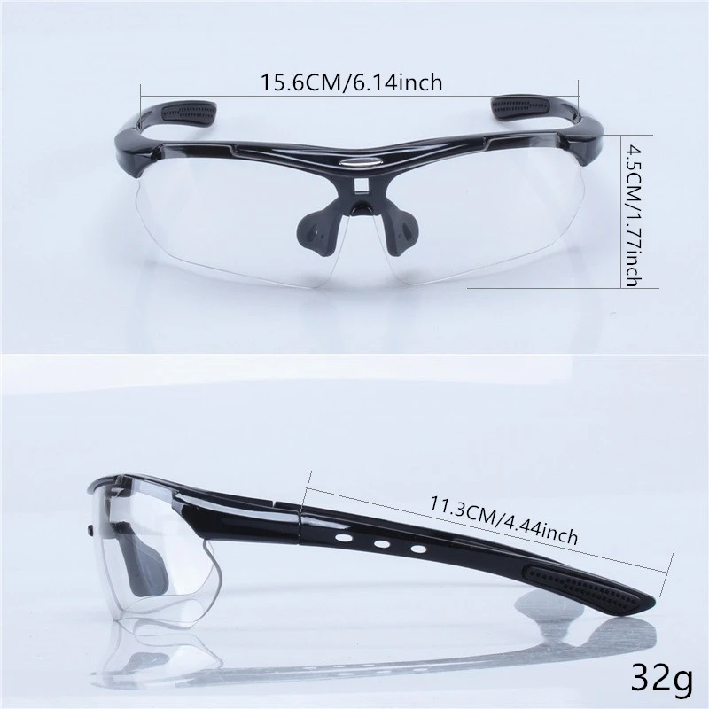 Cycling Photochromic Sunglasses Auto Discoloration Glasses for Men Women MTB Mountain Bike Bicycle Eyewear Goggles