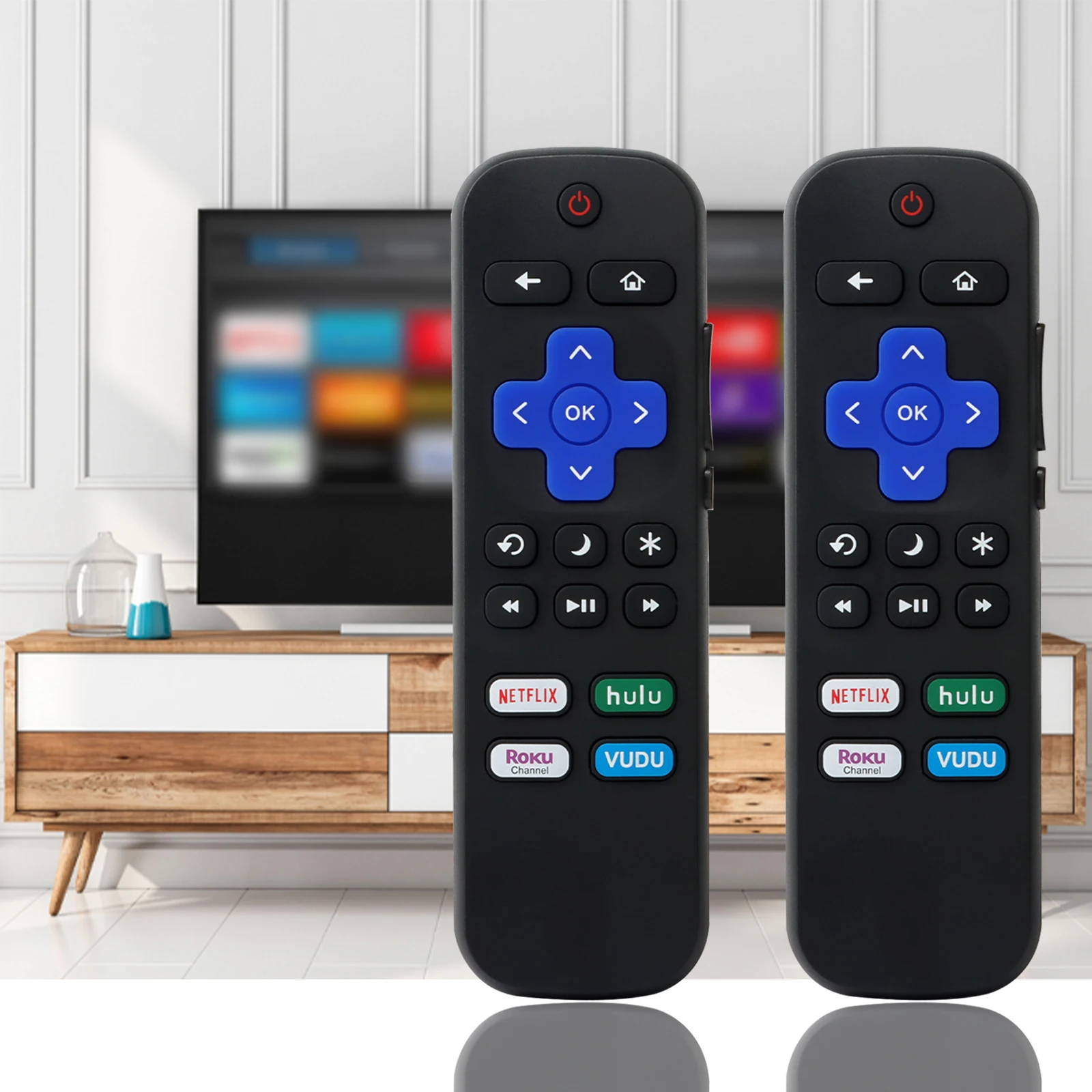 1 Paio Di Telecomando Sostitutivo Da Utilizzare Per Roku Tv Set Top Box Controller Stb Con Pulsanti Di Scelta Rapida Utilizzati Direttamente