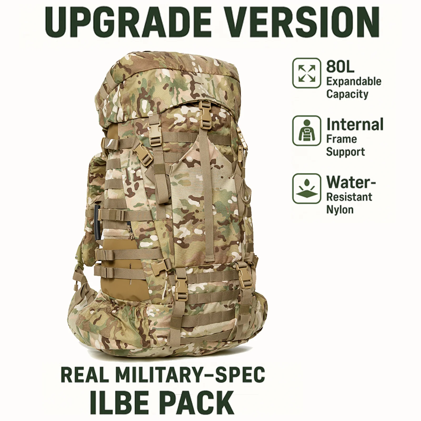 [MT] ミリタリー バックパック 米軍 USMC ILBE 80L Amazon.co.jp: [MT] ミリタリー バックパック 米軍 USMC