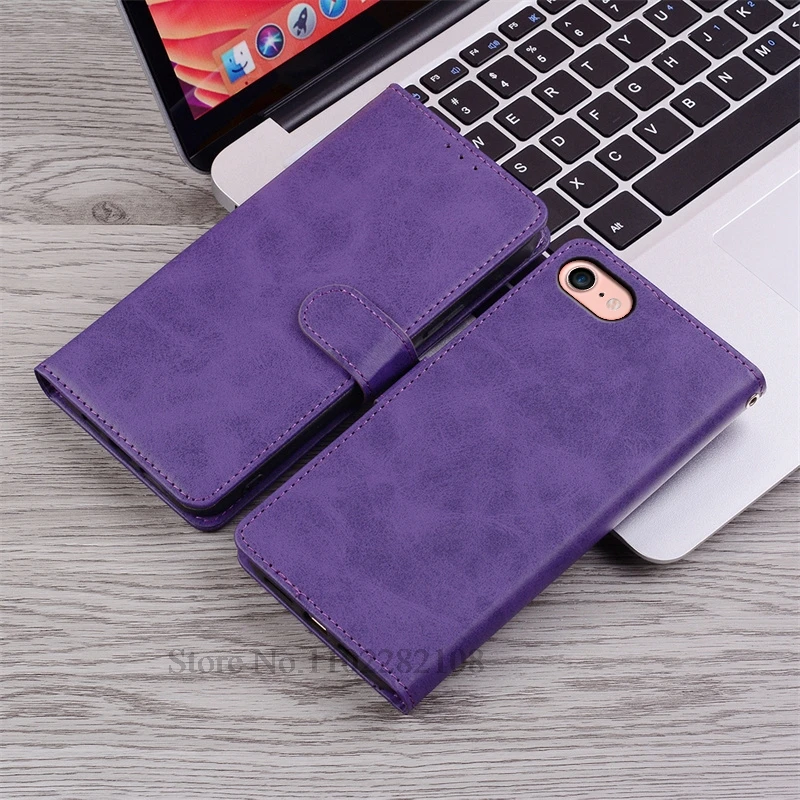 Leather Flip Wallet Case