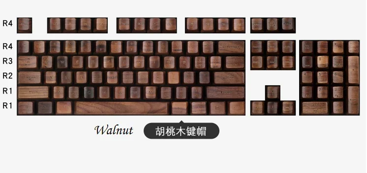 メカニカルキーボード用の頑丈な木製キーキャップ,メカニカル