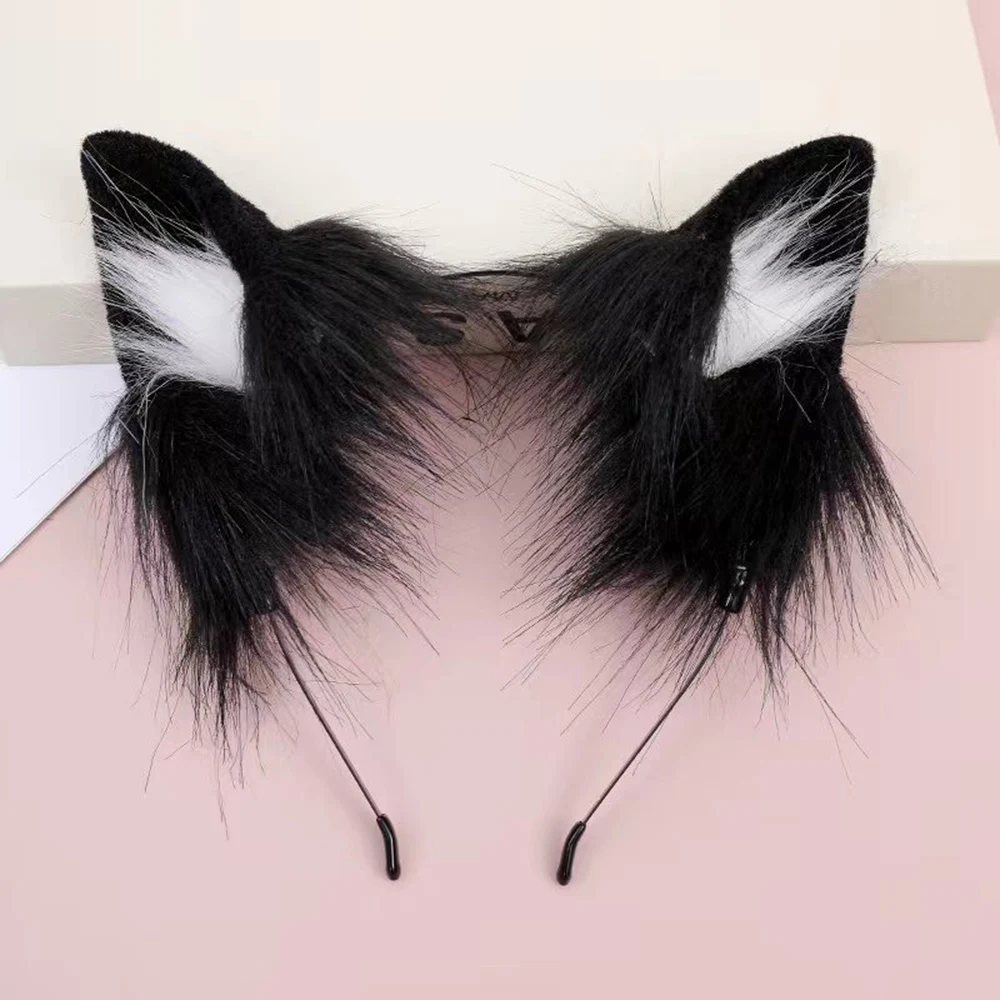 Festive Reindeer Antler Headband with Deer Ears - Holiday Cosplay and Party Accessory