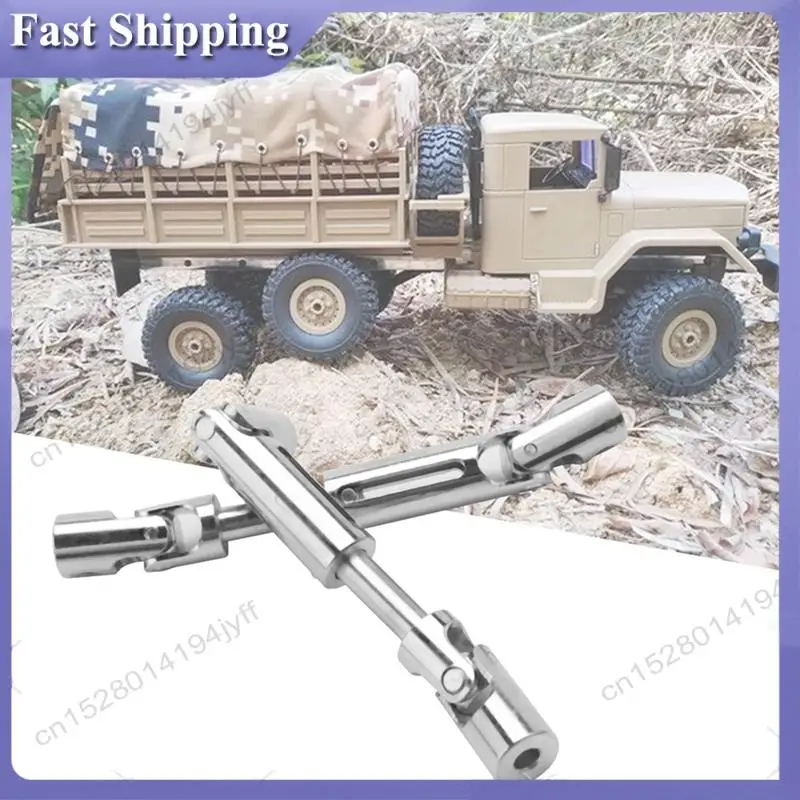 -ABDH 6Pcs 금속 드라이브 샤프트 드라이브샤프트 CVD WPL B16 B36 Q60 Q63 Q64 Fayee FY004 MN-77 6WD 6X6 RC 자동차 업그레이드 부품