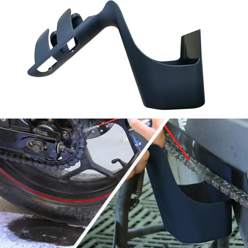 

Коробка для хранения масла на велосипедной цепочке, портативная износостойкая коробка для чистки цепочки и брызг масла для мотоциклов