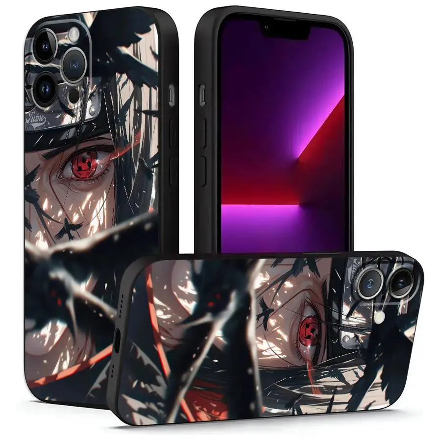 Anime-Inspired Soft Shell Phone Case - Cool Naruto Design