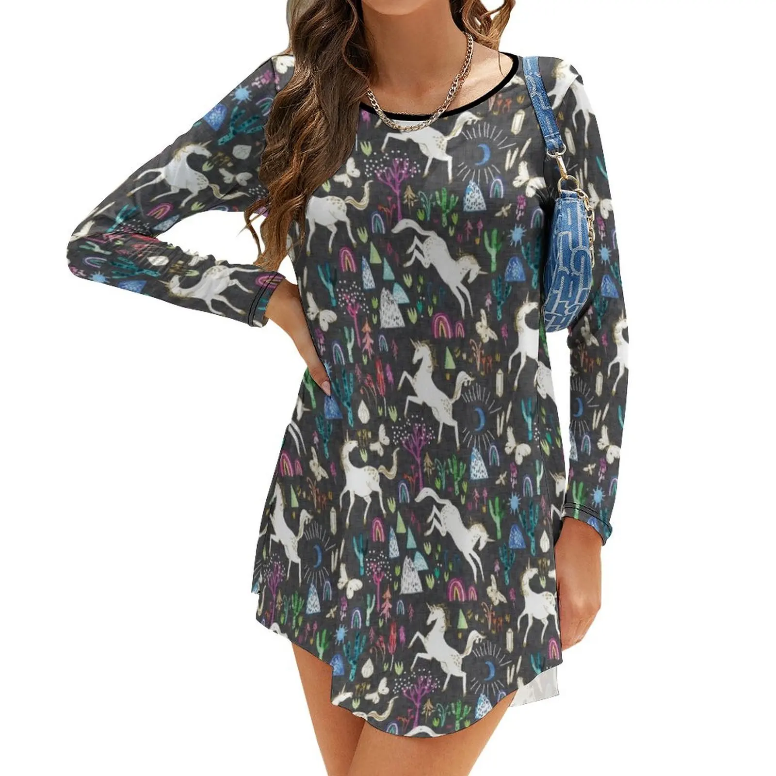 

Unicornicopia Long-Sleeve Dress dresses korean style women's fashion dresses